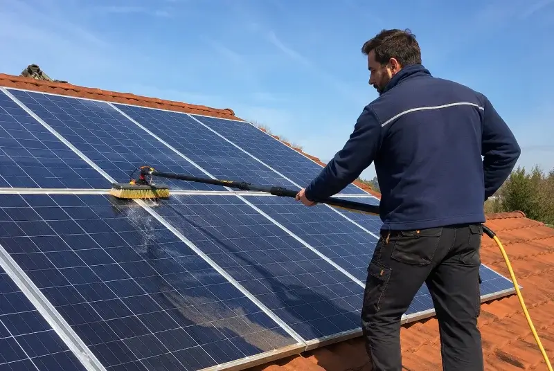 Nettoyage et entretien de panneaux solaires à Saint-Jean-Pied-de-Port